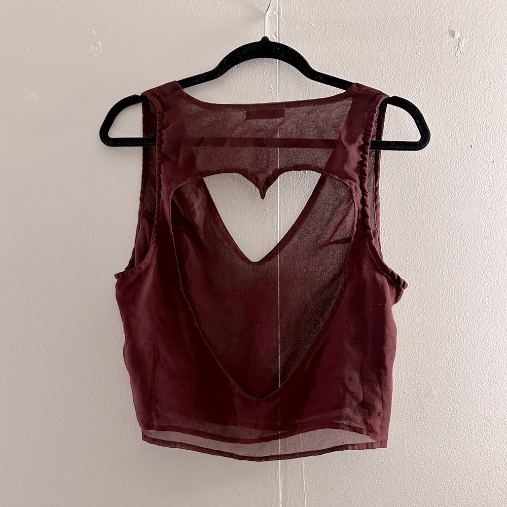 Brandy Melville, One size, burgundy/maroon